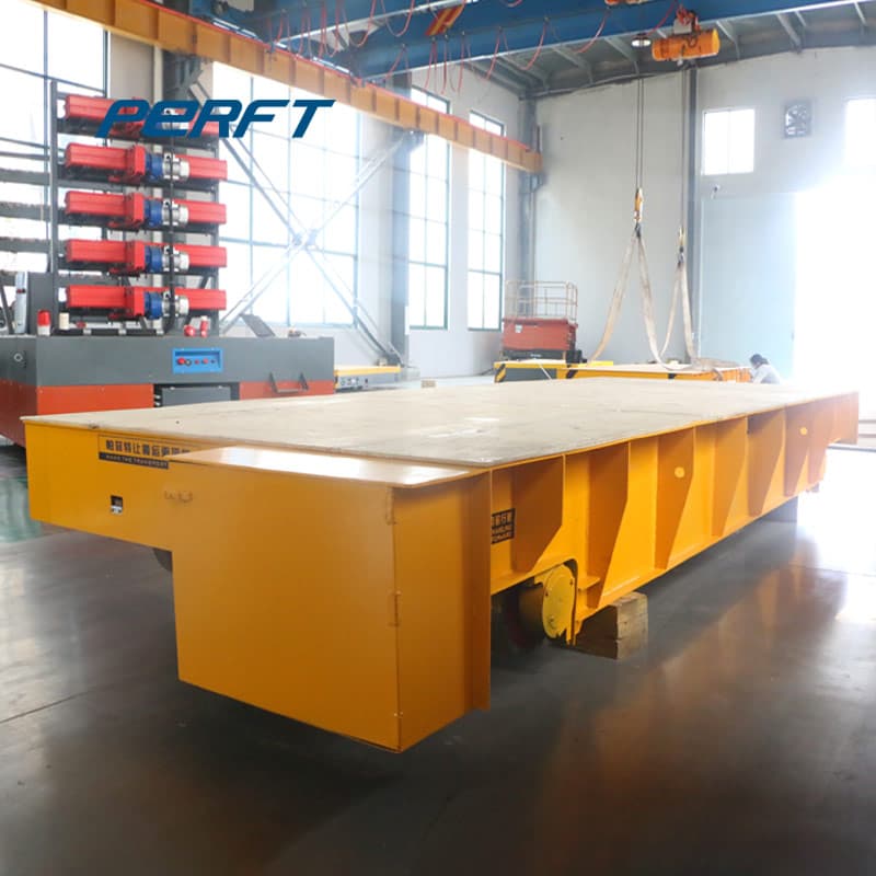 Electric Transfer Cart For Production Line 50 Tons
